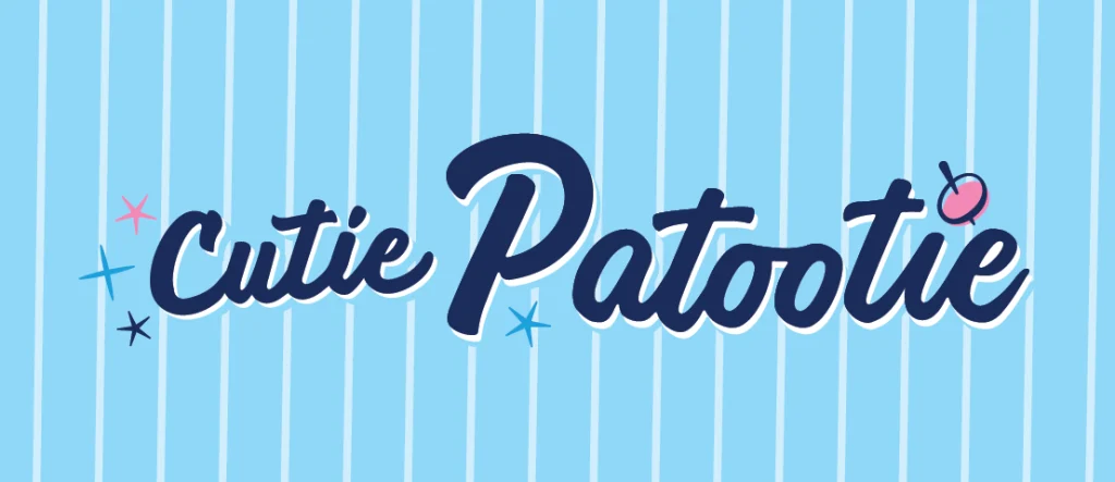 cutie patootie logo horizontal version