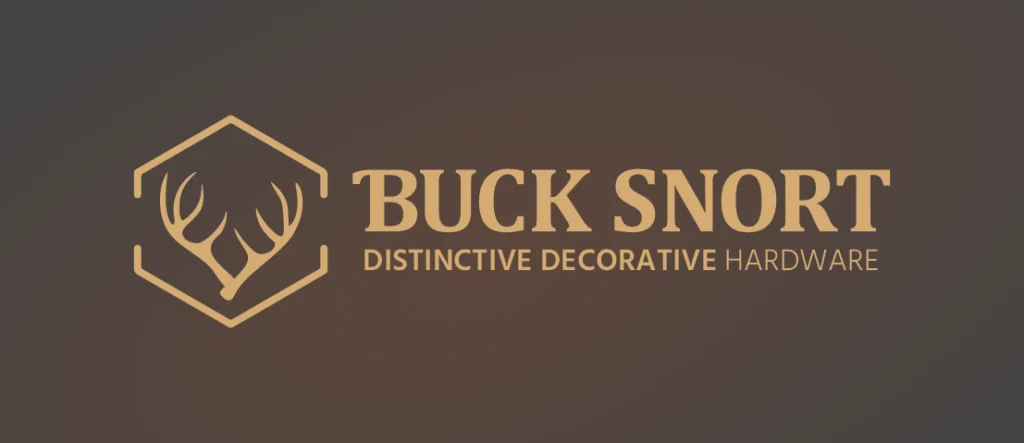 Bucksnort Lodge Branded Icon and Type Logo Horizontal