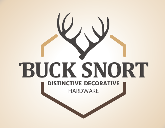 Bucksnort Lodge Branded Icon and Type Logo Lockup