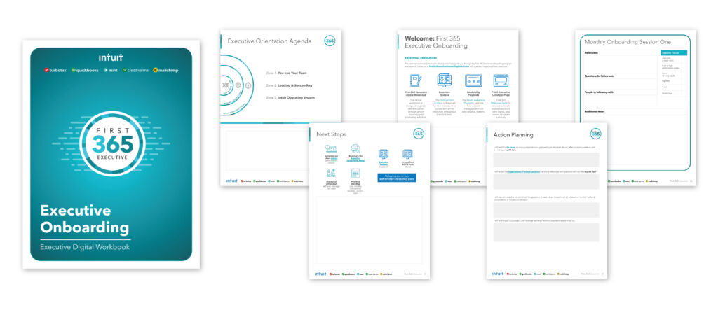F365 executive development participant guide and year long journal layout